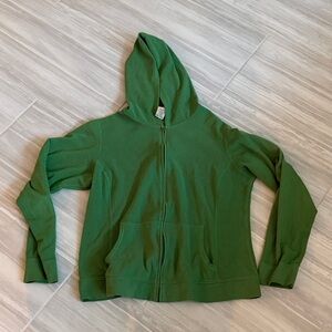 L.L. Bean Green Hoodie Sweatshirt
